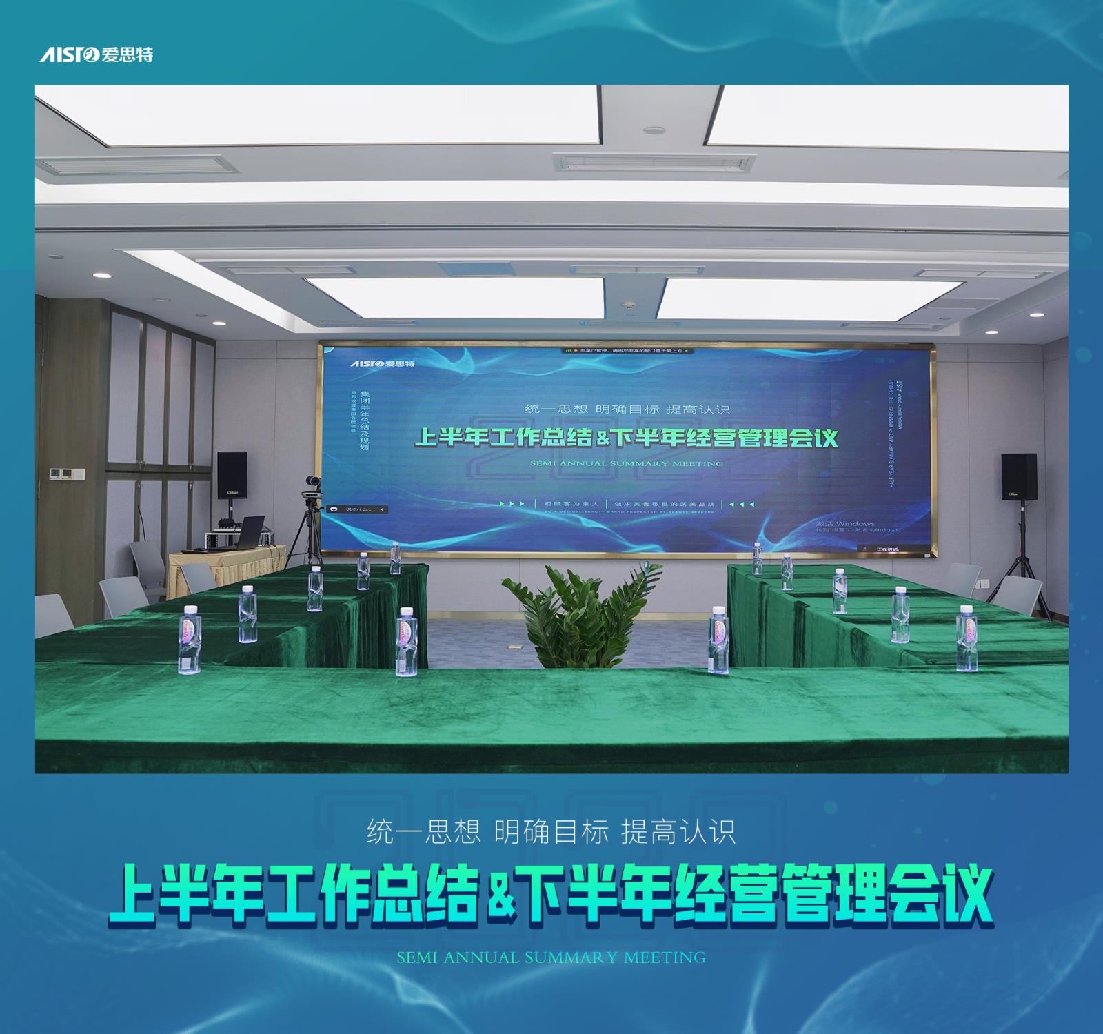 統(tǒng)一思想 明確目標 提高認識 集團上半年工作總結&下半年經營管理會議